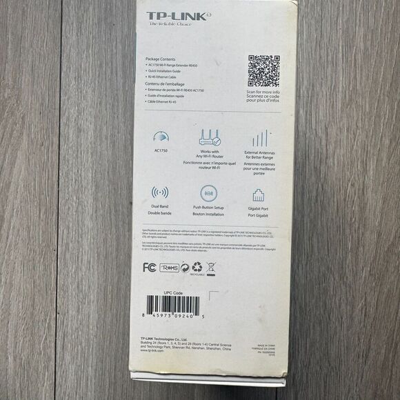 TP-Link AC1750 Internet Wi-Fi Dual Band Range Extender RE450 - Picture 3 of 12